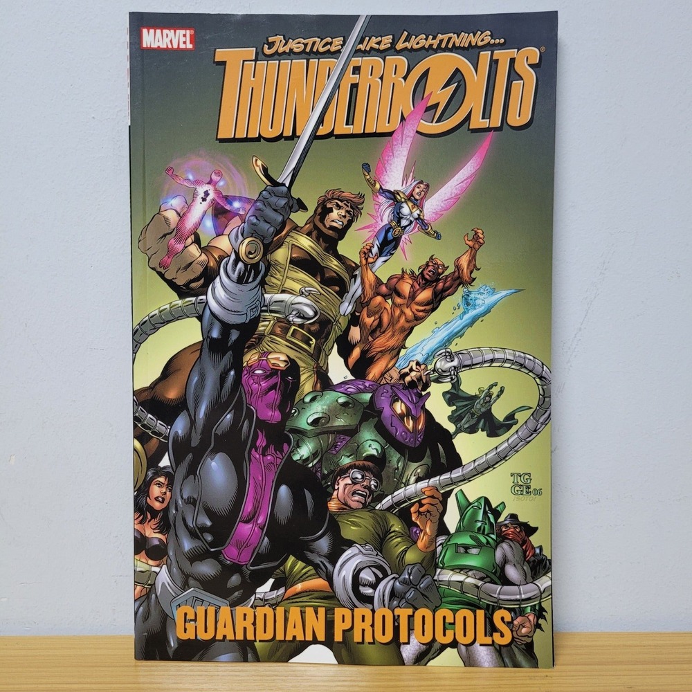 Thunderbolts Guardian Protocols Marvel 2007 Comic Book Graphic Novel Paperback